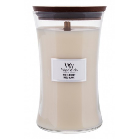 WoodWick White Honey Świeczka zapachowa 610g