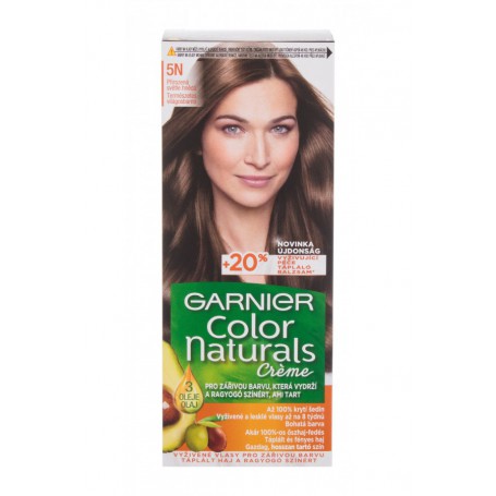 Garnier Color Naturals Créme Farba do włosów 40ml 5N Nude Light Brown