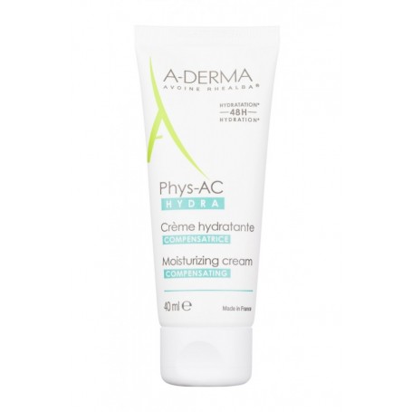 A-Derma Phys-AC Hydra Compensating Moisturizing Cream Krem do twarzy na dzień 40ml
