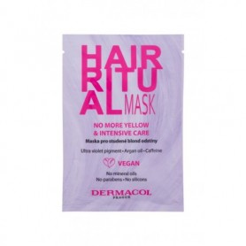 Dermacol Hair Ritual No More Yellow Mask Maska do włosów 15ml