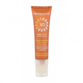 Dermacol Sun Water Resistant Cream & Lip Balm SPF30 Preparat do opalania twarzy 30ml