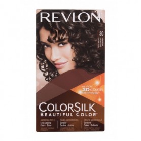 Revlon Colorsilk Beautiful Color Farba do włosów 59,1ml 30 Dark Brown zestaw upominkowy