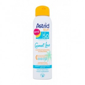 Astrid Sun Coconut Love Dry Spray SPF50 Preparat do opalania ciała 150ml