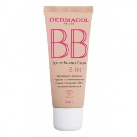 Dermacol BB Beauty Balance Cream 8 IN 1 SPF 15 Krem BB 30ml 3 Shell