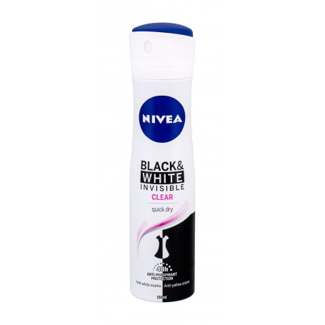 Nivea Invisible For Black & White 48h Clear Antyperspirant 150ml