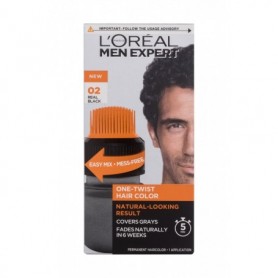 L'Oréal Paris Men Expert One-Twist Hair Color Farba do włosów 50ml 02 Real Black