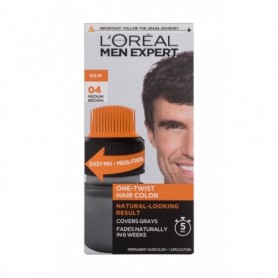 L'Oréal Paris Men Expert One-Twist Hair Color Farba do włosów 50ml 04 Medium Brown