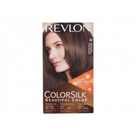 Revlon Colorsilk Beautiful Color Farba do włosów 59,1ml 40 Medium Ash Brown zestaw upominkowy