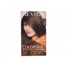 Revlon Colorsilk Beautiful Color Farba do włosów 59,1ml 41 Medium Brown zestaw upominkowy