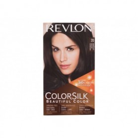Revlon Colorsilk Beautiful Color Farba do włosów 59,1ml 20 Brown Black zestaw upominkowy
