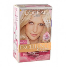 L'Oréal Paris Excellence Creme Triple Protection Farba do włosów 1szt 03 Lightest Natural Ash Blonde