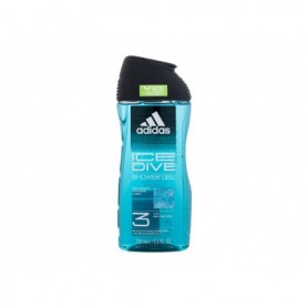 Adidas Ice Dive Shower Gel 3-In-1 New Cleaner Formula Żel pod prysznic 250ml
