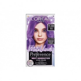 L'Oréal Paris Préférence Meta Vivids Farba do włosów 75ml 9.120 Meta Lilac