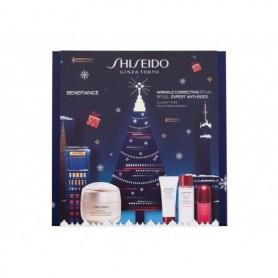 Shiseido Benefiance Wrinkle Correcting Ritual Blue Krem do twarzy na dzień 50ml zestaw upominkowy