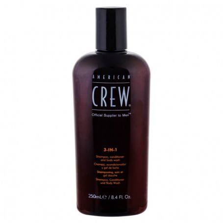 American Crew 3-IN-1 Shampoo, Conditioner & Body Wash Szampon do włosów 250ml