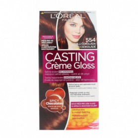 L´Oréal Paris Casting Creme Gloss Farba do włosów 1szt 554 Chilli Chocolate
