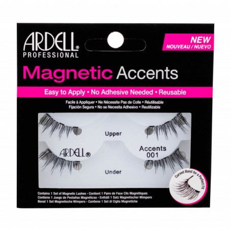 Ardell Magnetic Accents Accents 001 Sztuczne rzęsy 1szt Black