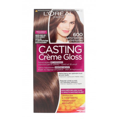 L´Oréal Paris Casting Creme Gloss Farba do włosów 1szt 600 Light Brown