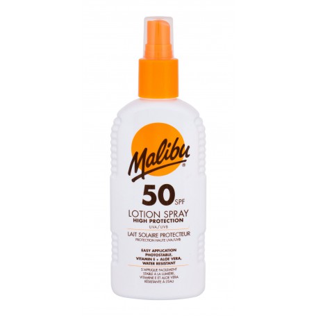 Malibu Lotion Spray SPF50 Preparat do opalania ciała 200ml