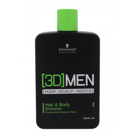 Schwarzkopf 3DMEN Hair & Body Szampon do włosów 250ml