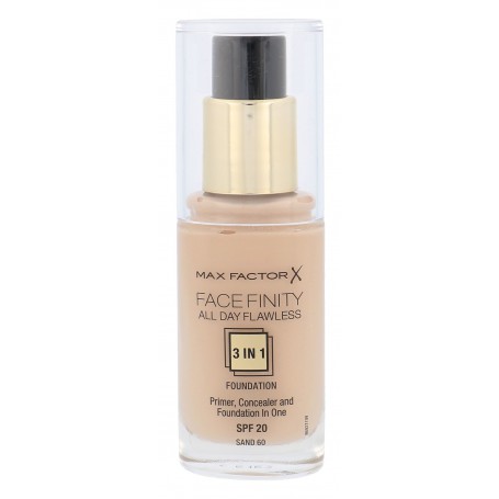 Max Factor Facefinity All Day Flawless 3in1 SPF20 Podkład 30ml 60 Sand
