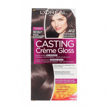 L´Oréal Paris Casting Creme Gloss Farba do włosów 1szt 412 Iced Cocoa
