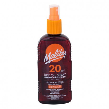 Malibu Dry Oil Spray SPF20 Preparat do opalania ciała 200ml