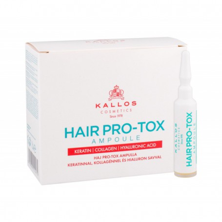 Kallos Cosmetics Hair Pro-Tox Ampoule Olejek i serum do włosów 10x10ml