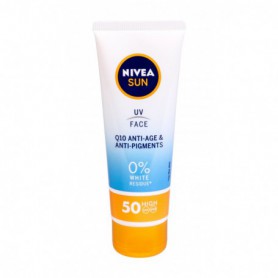 Nivea Sun UV Face Q10 Anti-Age SPF50 Preparat samoopalający do twarzy 50ml