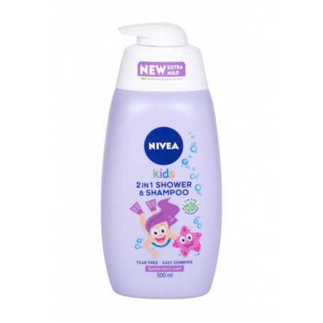 Nivea Kids 2in1 Shower & Shampoo Żel pod prysznic 500ml