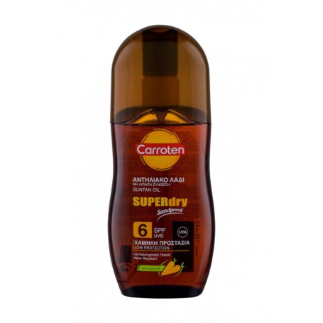 Carroten Superdry Suntan Oil SPF6 Preparat do opalania ciała 125ml