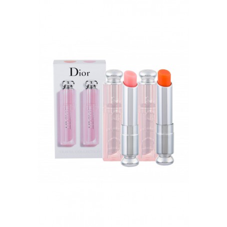Christian Dior Addict Lip Glow Duo Balsam do ust 3,5g 001 Pink zestaw upominkowy