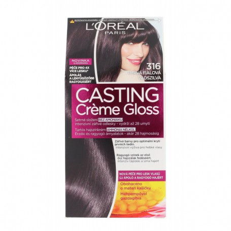 L´Oréal Paris Casting Creme Gloss Farba do włosów 1szt 316 Plum