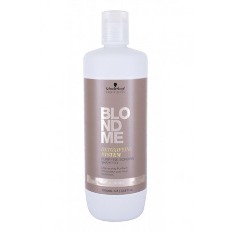 Schwarzkopf Professional Blond Me Purifying Bonding Shampoo Szampon do włosów 1000ml All Blondes